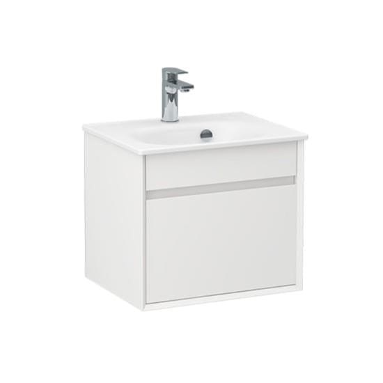Imex Wall Mounted Vanity Unit Imex Alma Wall Mounted Single Drawer 500mm Vanity Unit with Basin