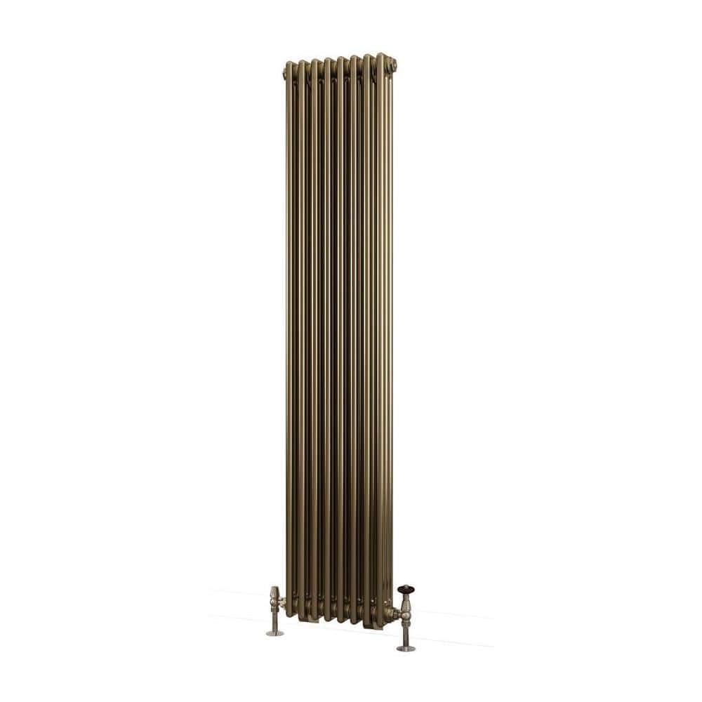 Eastbrook Column Radiator Eastbrook Rivassa Traditional 3 Column Radiator in Bronze Effect