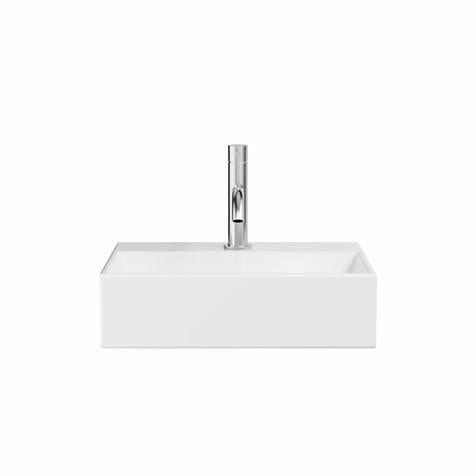 Crosswater Cloakroom Basin White Gloss / 400 x 300mm Crosswater Beck Cloakroom Basin with Waste