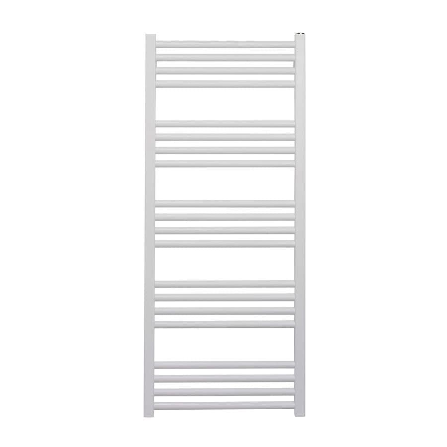 Crosswater Ladder Rail 1140 x 480mm / Dual Fuel Crosswater MPRO Designer Vertical Towel Radiator in Matt White