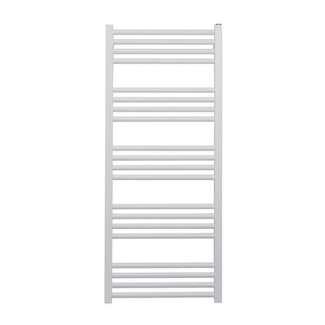 Crosswater Ladder Rail 1140 x 480mm / Dual Fuel Crosswater MPRO Designer Vertical Towel Radiator in Matt White