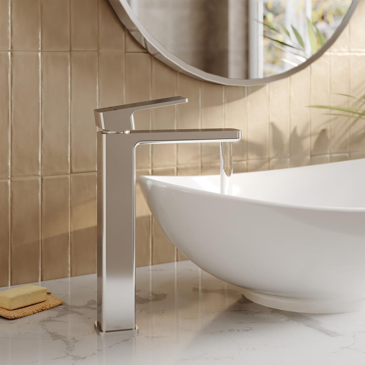 Aquarius Bathrooms Tall Basin Tap Chrome Aquarius Tetra Tall Mono Basin Mixer Tap