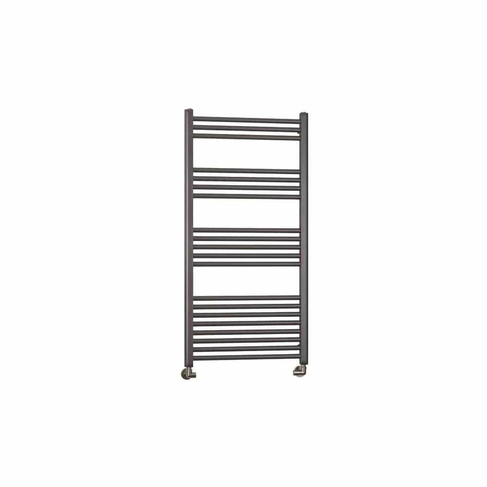 Eastbrook Wendover Straight Heated Towel Rail in Brushed Gunmetal