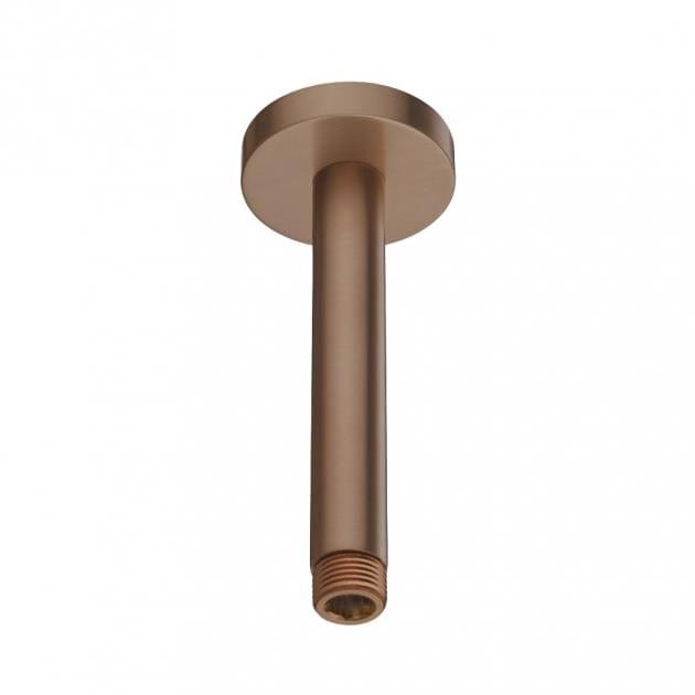 JTP Fixed Shower Arm Brushed Bronze JTP VOS Round Ceiling Shower Arm - 150mm