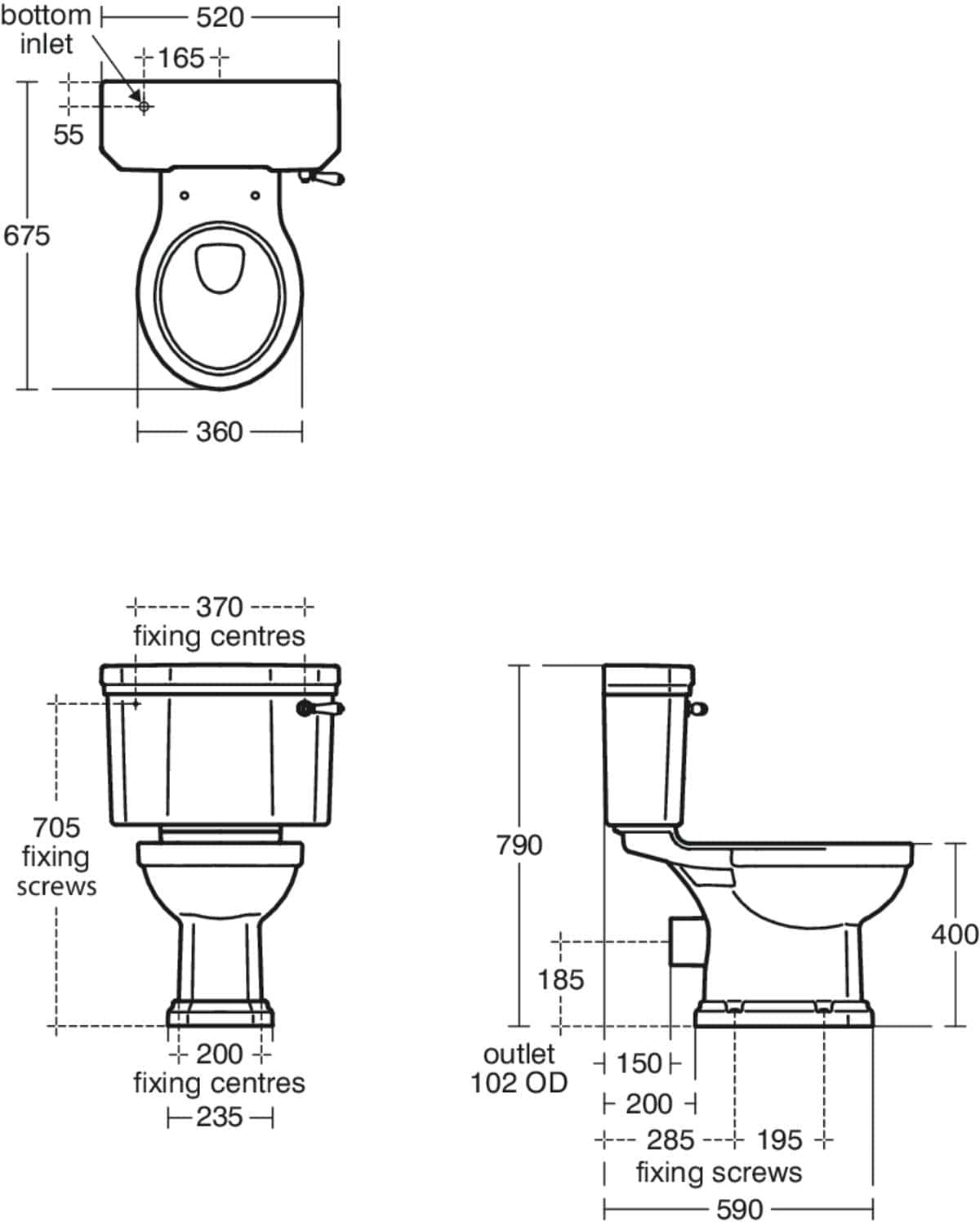 Ideal Standard Close Coupled Toilet Ideal Standard Waverley Close Coupled Traditional Toilet with Seat