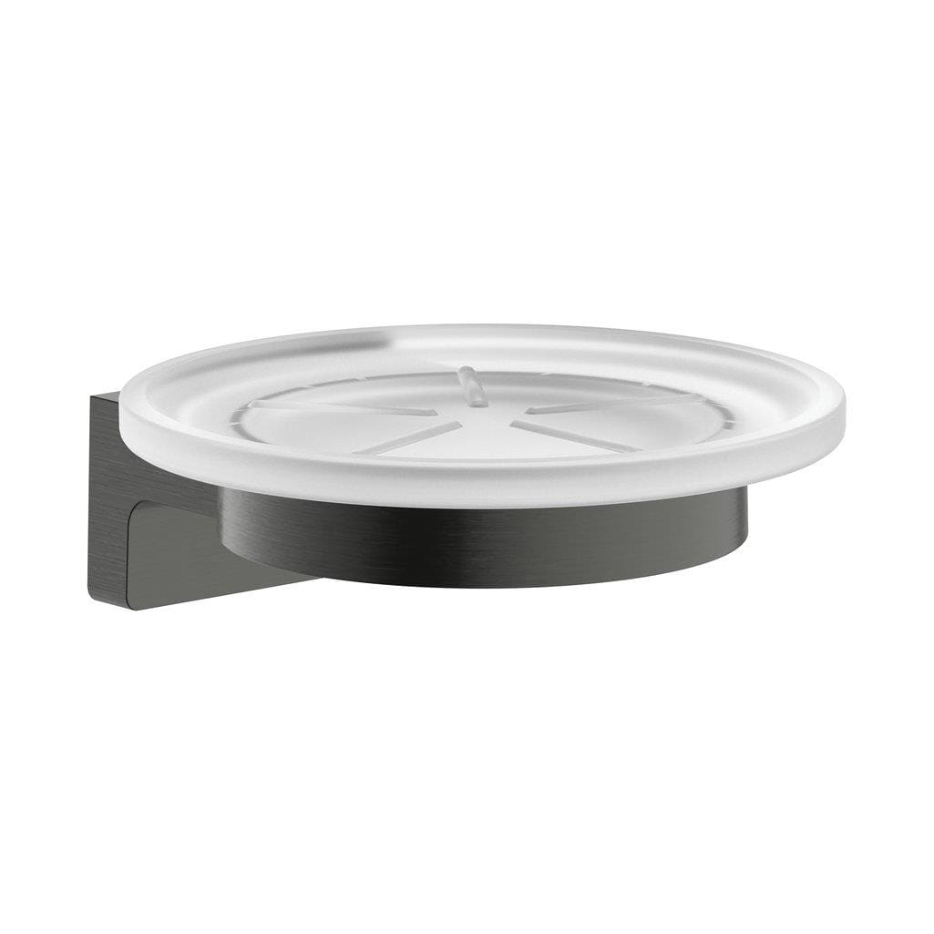 Hansgrohe Brushed Black Chrome Hansgrohe Addstoris S Wall Mounted Soap Dish