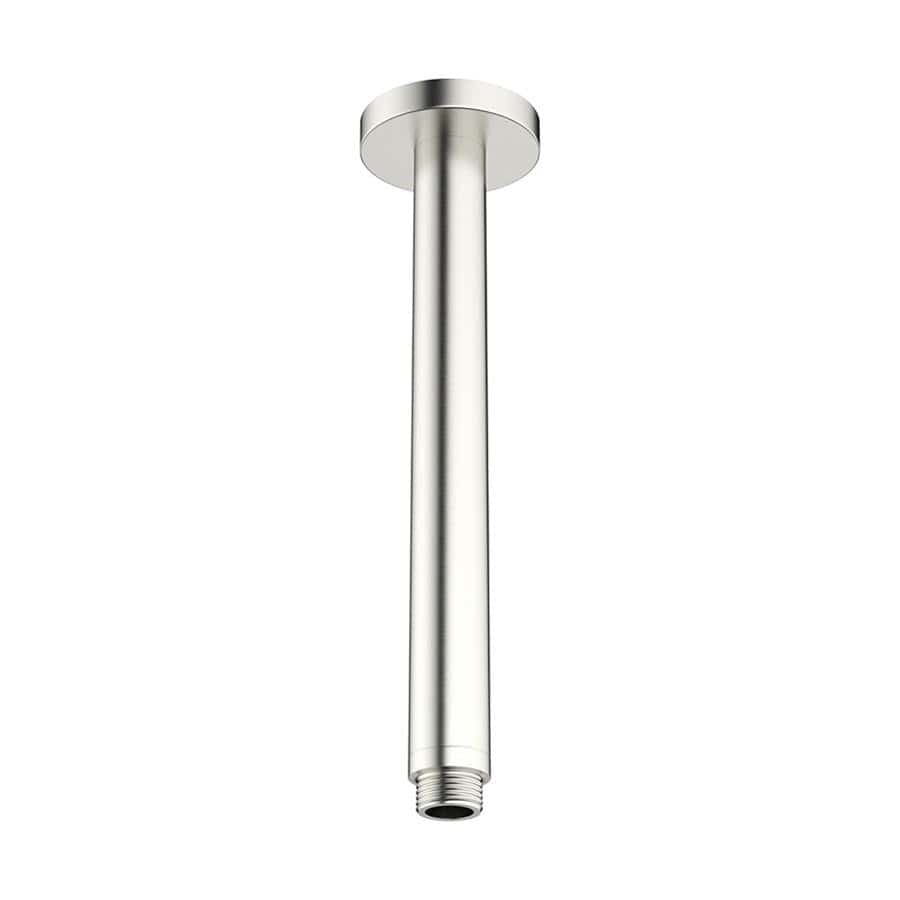 Crosswater Fixed Shower Arm Brushed Stainless Steel Effect Crosswater MPRO 200mm Ceiling Shower Arm