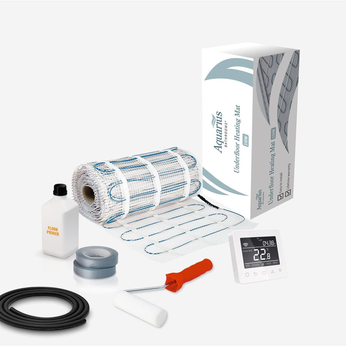 Aquarius Underfloor Electric Heating Kit - 100 Watts – UK Bathroom Store