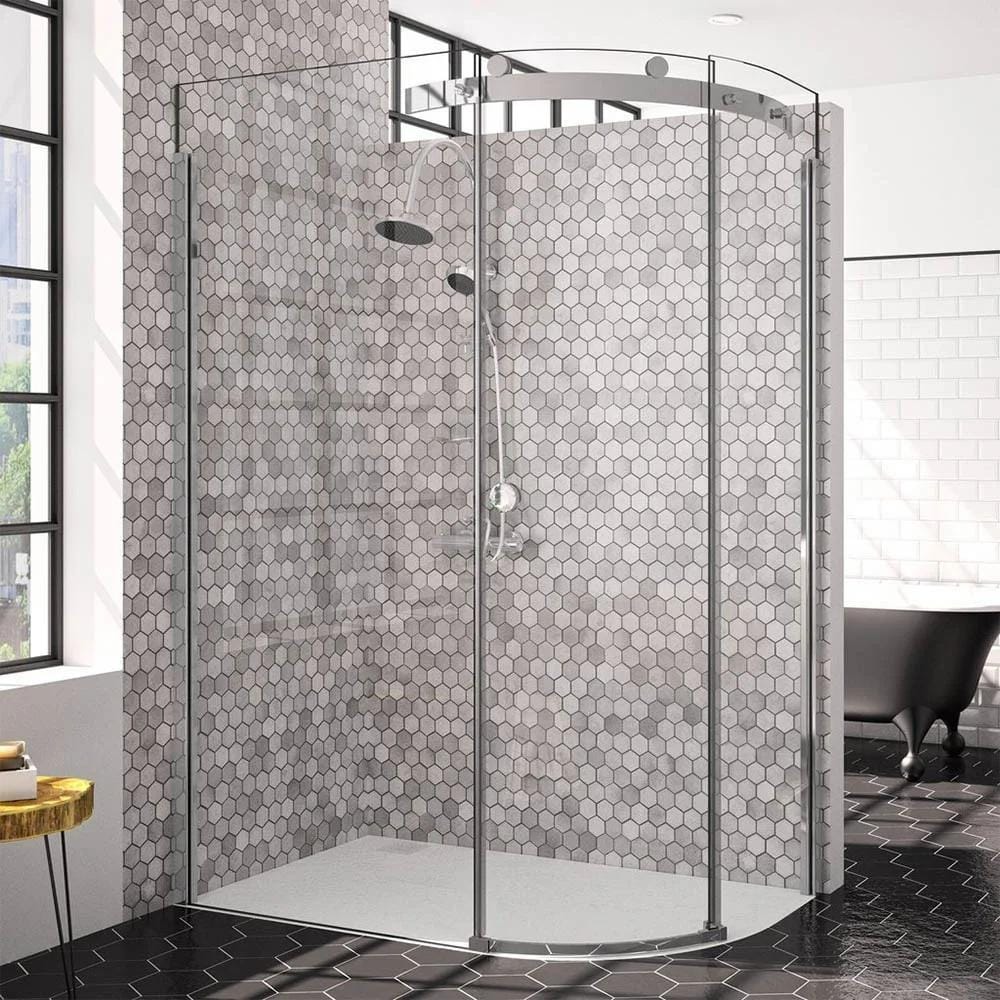 Merlyn Quadrant Shower Enclosure 1400 x 800mm / Right Hand Merlyn Series 10 1 Door Offset Quadrant Shower Enclosure