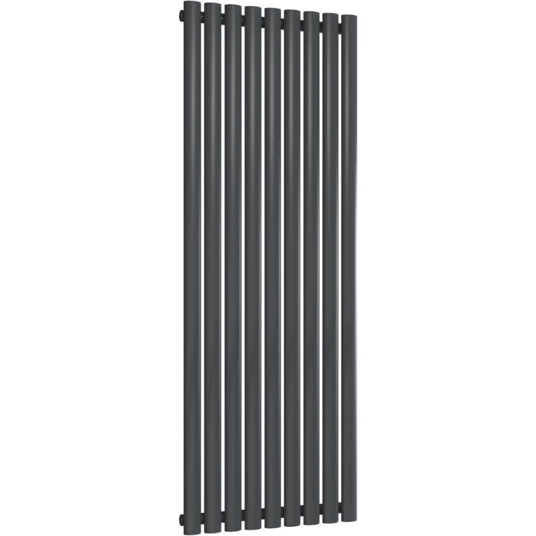 Aquarius Bathrooms Column Radiator 1600 x540mm Aquarius Athens Single Vertical Column Radiator in Anthracite