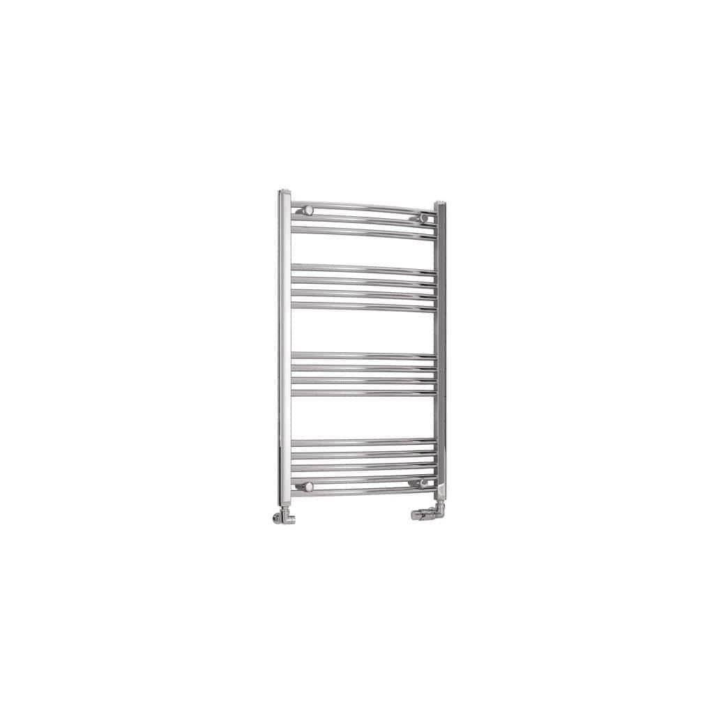 Eastbrook Wendover Curved Vertical Heated Towel Rail in Chrome