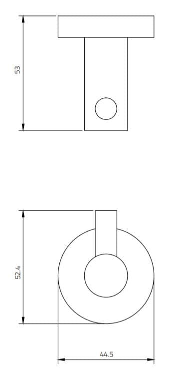 Miller Robe Hook Miller Bond Single Robe Hook