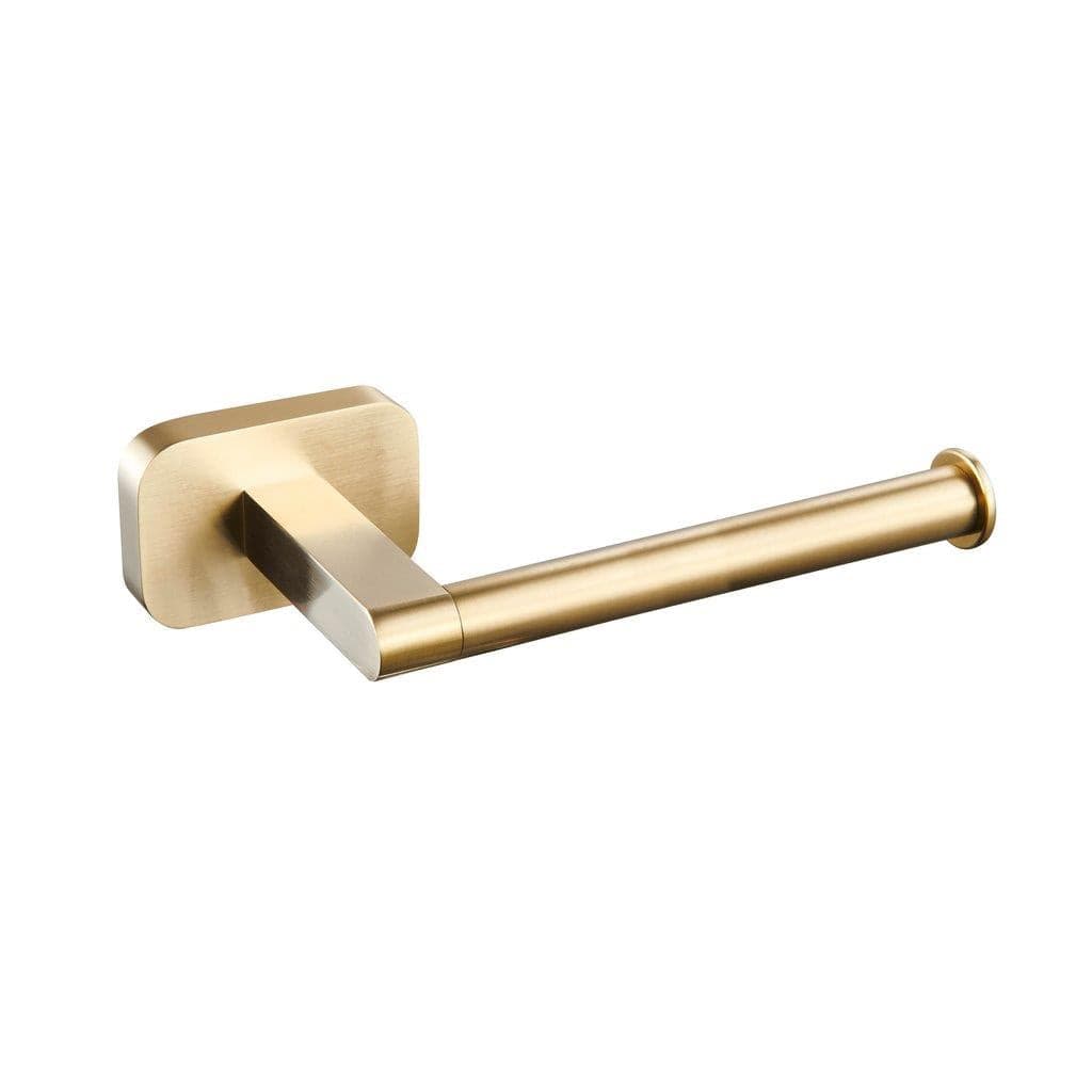 Aquarius Toilet Roll Holder Aquarius Auro Toilet Roll Holder in Brushed Brass