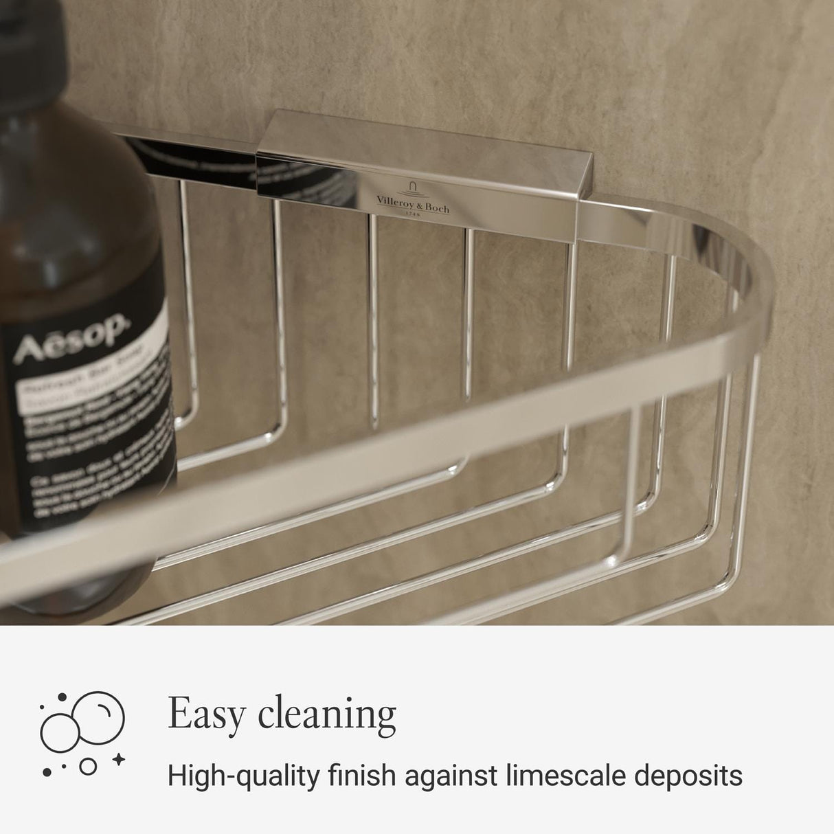 Villeroy & Boch Basket Villeroy & Boch Elements - Tender Corner Wire Shower Basket