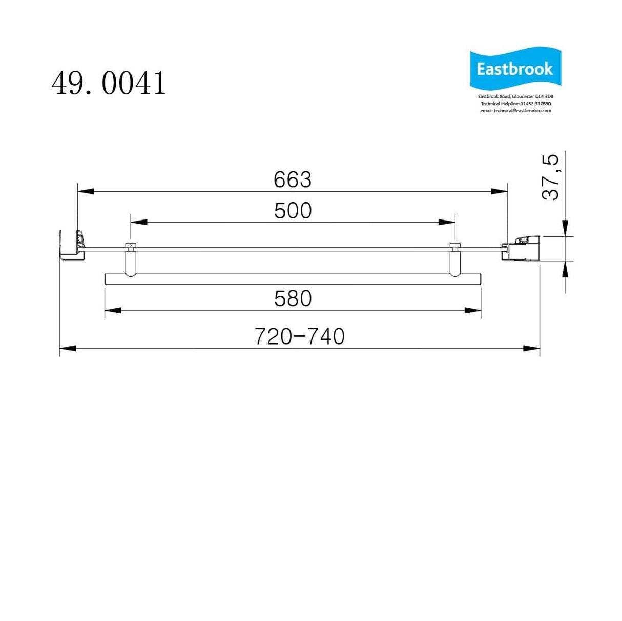 Eastbrook Side Panel Eastbrook Vantage 2000 Side Panel