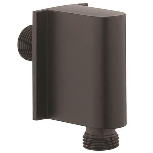 Crosswater Shower Elbow Matt Black Crosswater MPRO Wall Outlet
