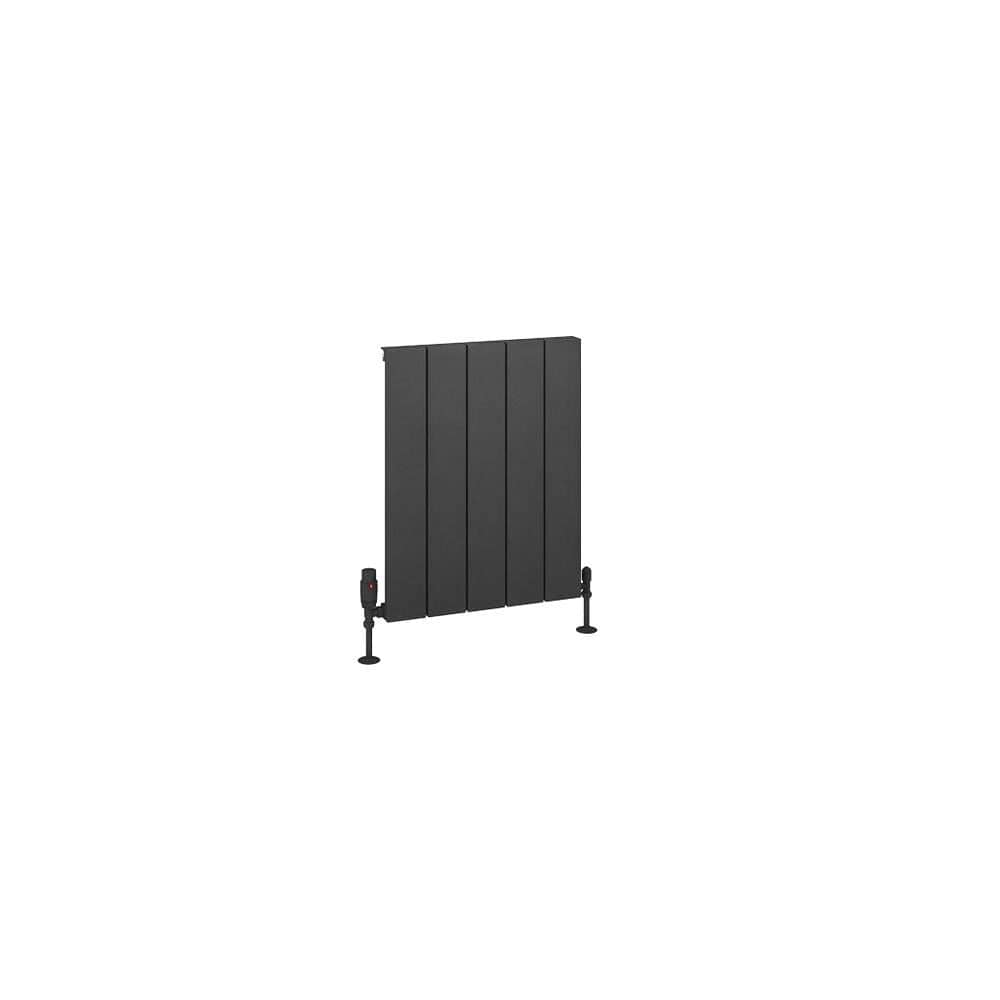 Eastbrook Panel Radiator Eastbrook Charlton Horizontal Aluminium Designer Radiator in Matt Anthracite