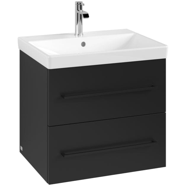 Villeroy & Boch Wall Mounted Vanity Unit Villeroy & Boch Avento Wall Hung Vanity Unit 580mm Two Drawers with Basin