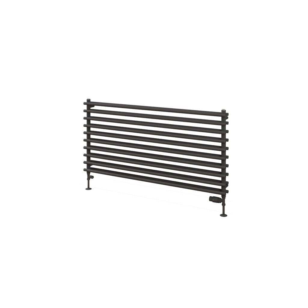 Eastbrook Designer Towel Radiator Eastbrook Murano Horizontal Designer Radiator in Matt Anthracite