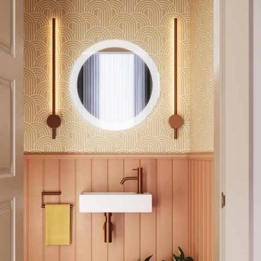 UK Bathroom Store Bathroom Lighting Crosswater Tranquil Pillar Light