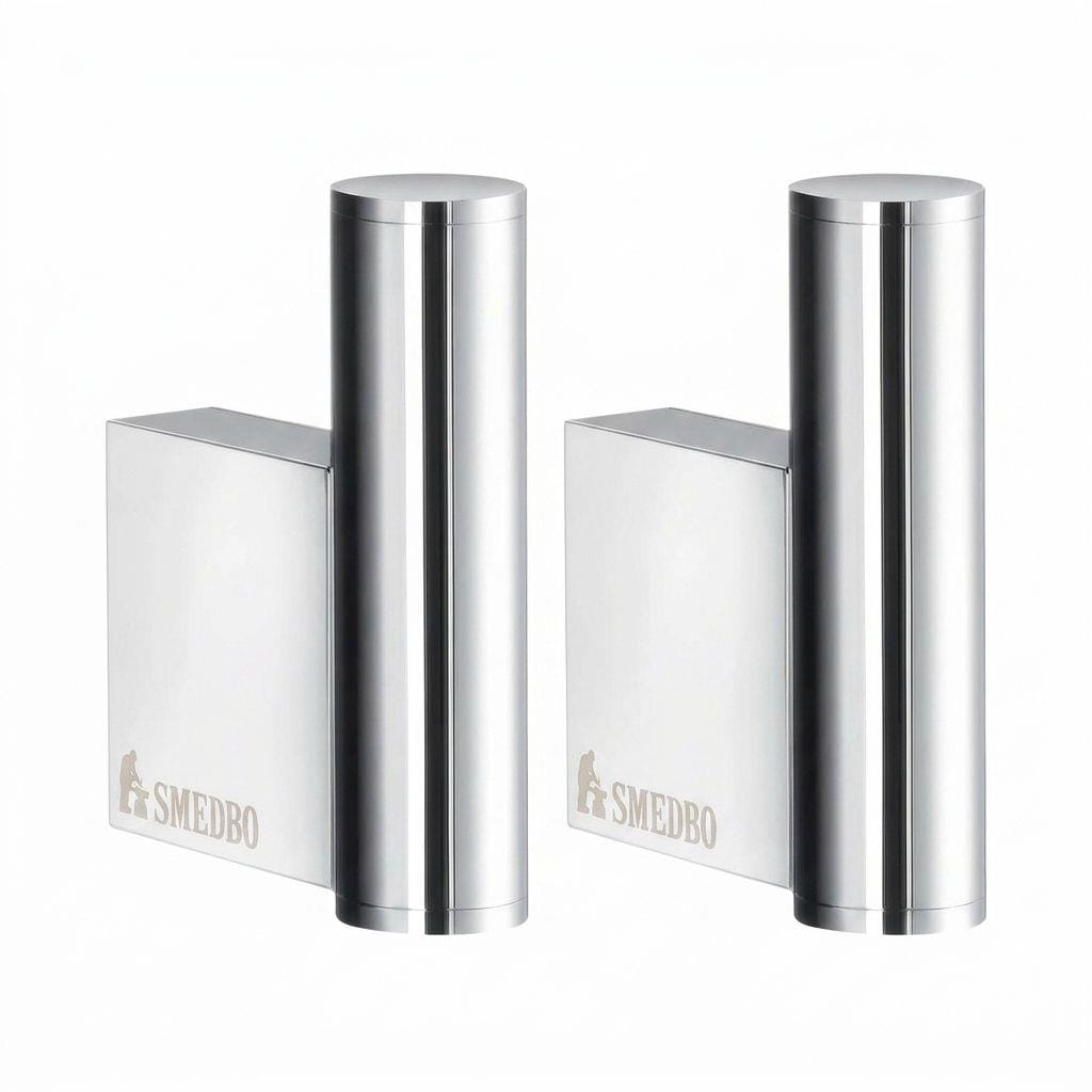 Smedbo Robe Hook Smedbo Air Mini Towel Hook (Pair) in Chrome