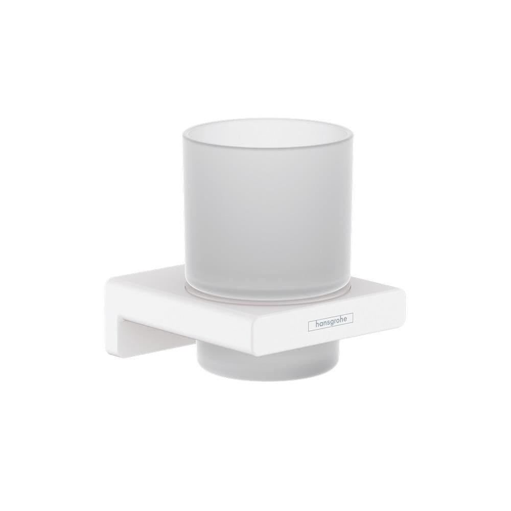 Hansgrohe Toothbrush Holder Matt White Hansgrohe Addstoris Wall Mounted Toothbrush Tumbler