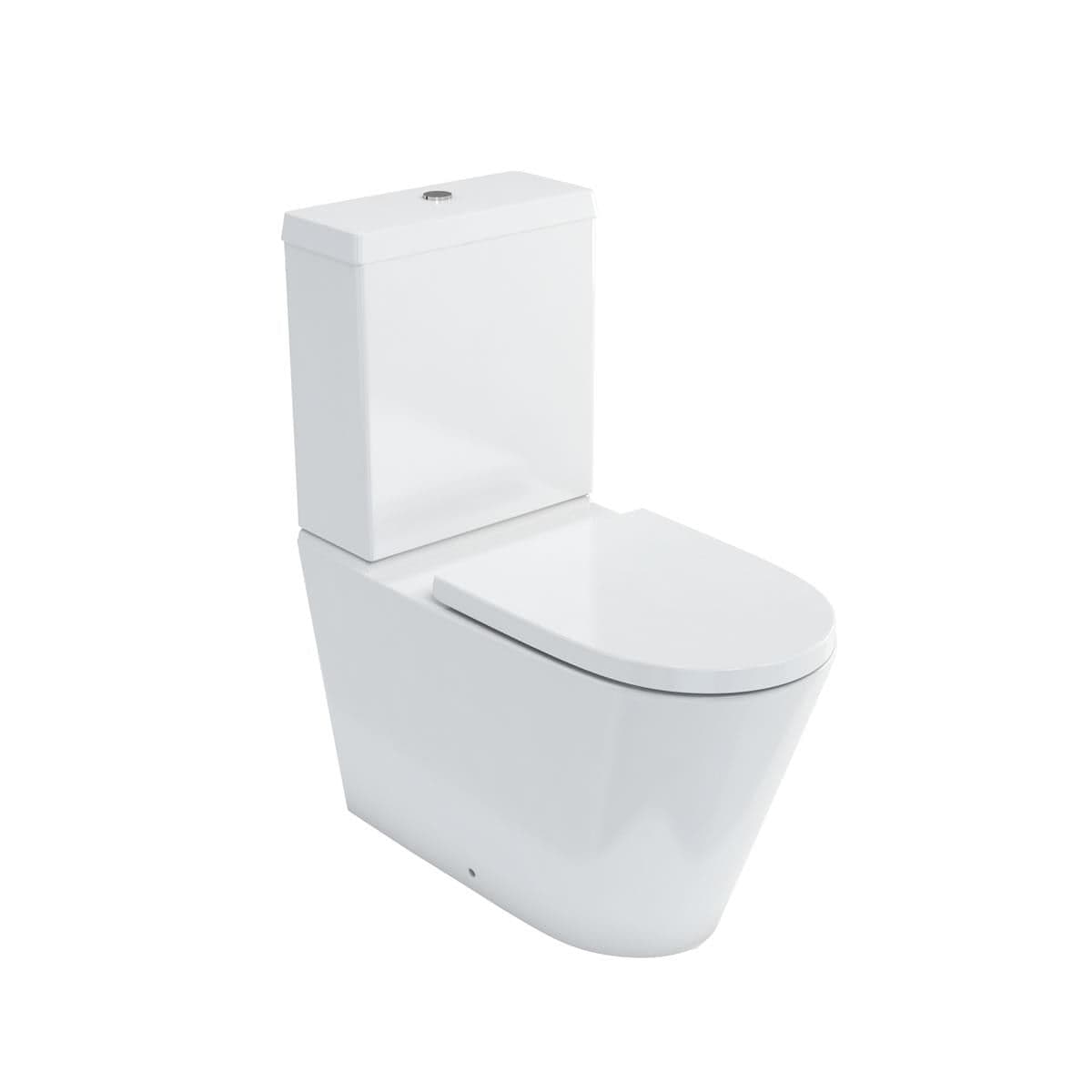 Britton Close Coupled Toilet Britton Sphere Close Coupled Rimless Toilet with Soft Close Seat