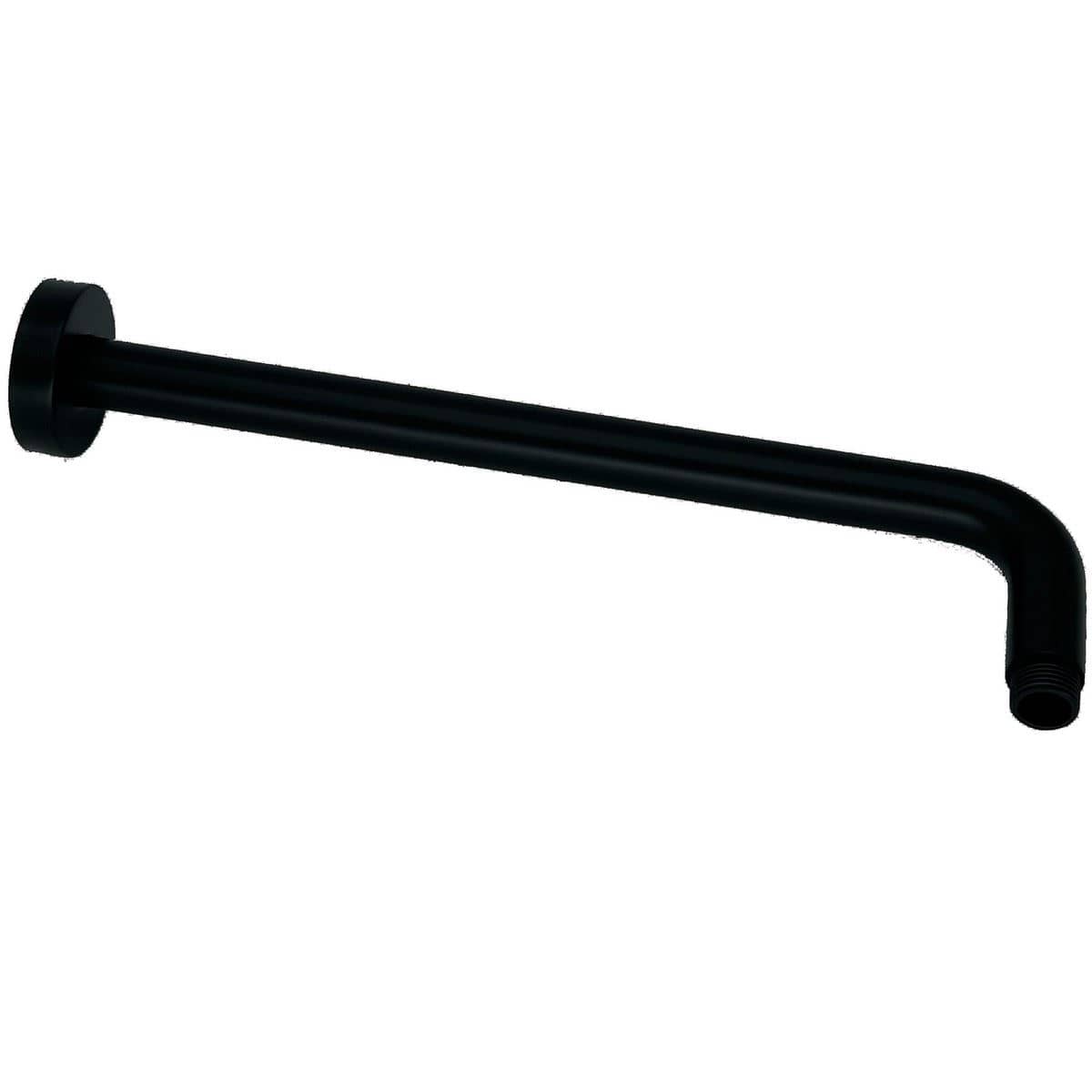 TED Fixed Shower Arm Matt Black TED Universal 350mm Shower Wall Arm