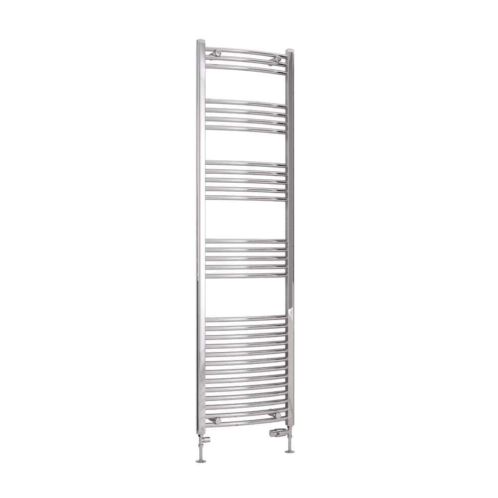 Eastbrook Ladder Rail Eastbrook Wendover Curved Vertical Heated Towel Rail in Chrome