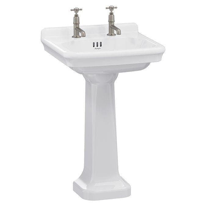 Burlington Wall Hung Basin 560mm / 2 / Pedestal Burlington Guild Basin with Pedestal or Washstand