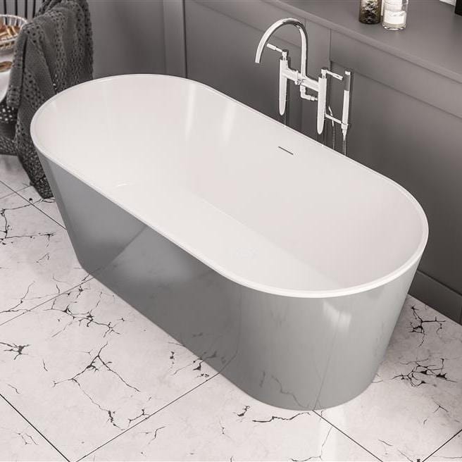 Eastbrook Modern Freestanding Bath Eastbrook Lambeth Freestanding Bath - 1590 x 740mm