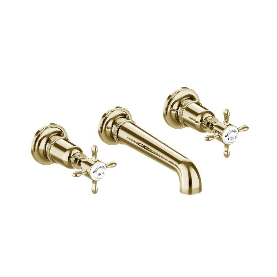 Burlington Guild 3 Hole Wall Mounted Bath Filler Tap