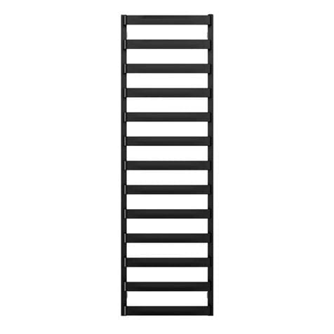 Crosswater Designer Towel Radiator 1630 x 500 / Central Heating Crosswater Air Designer Towel Radiator in Metallic Black