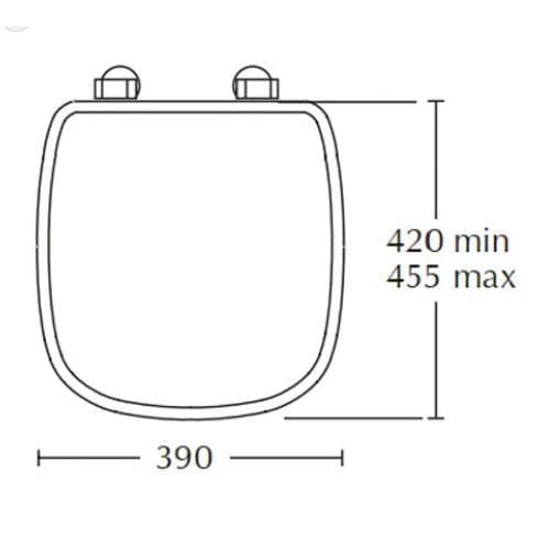 Imperial Toilet Seat Imperial Radcliffe Solid Wood Painted Toilet Seat with Soft Close Hinges