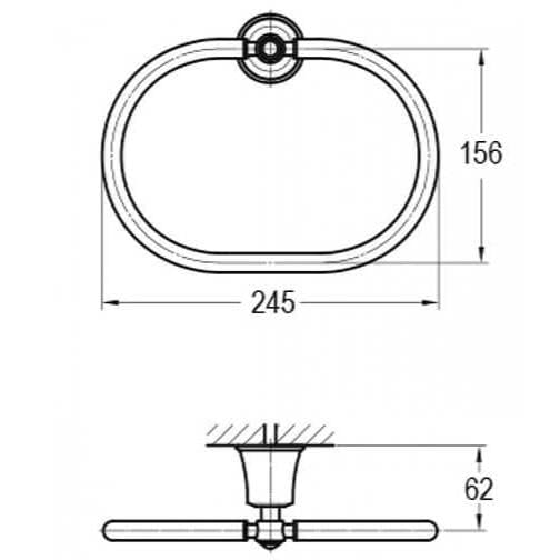 Flova Flova Liberty Towel Ring