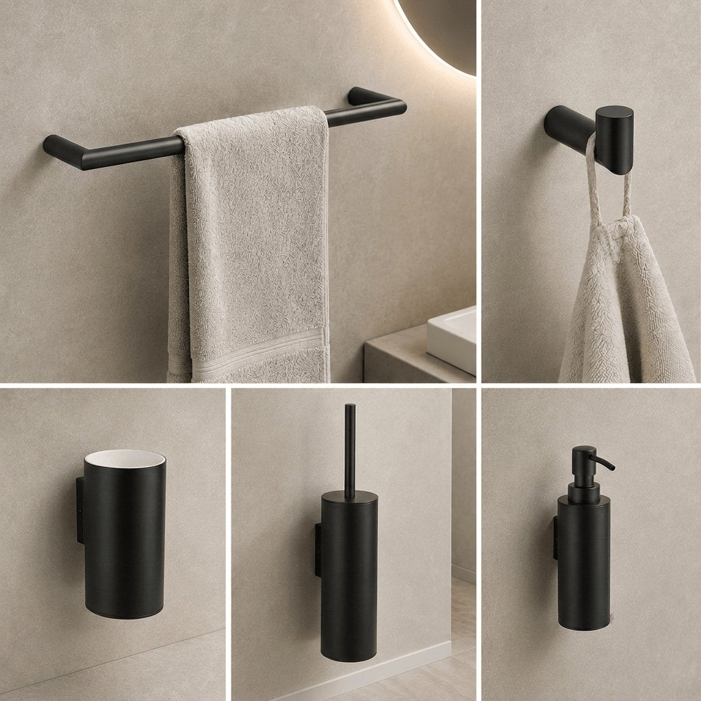 Clearwater Accessory Set Clearwater Mio Comprehensive Bathroom Accessories Pack