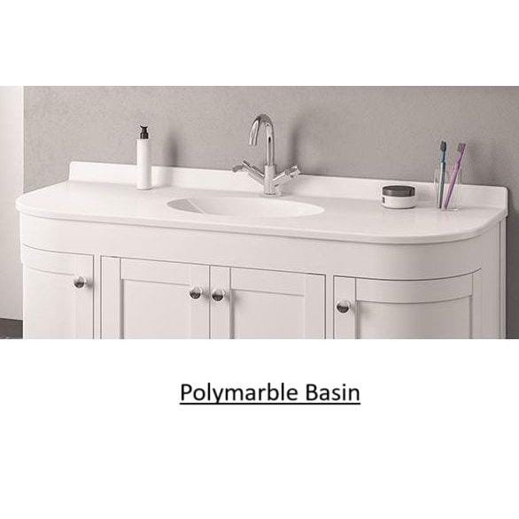 Eastbrook Wall Mounted Vanity Unit Eastbrook Hardwick Traditional 1200mm Wall Hung Vanity Unit with Single Basin