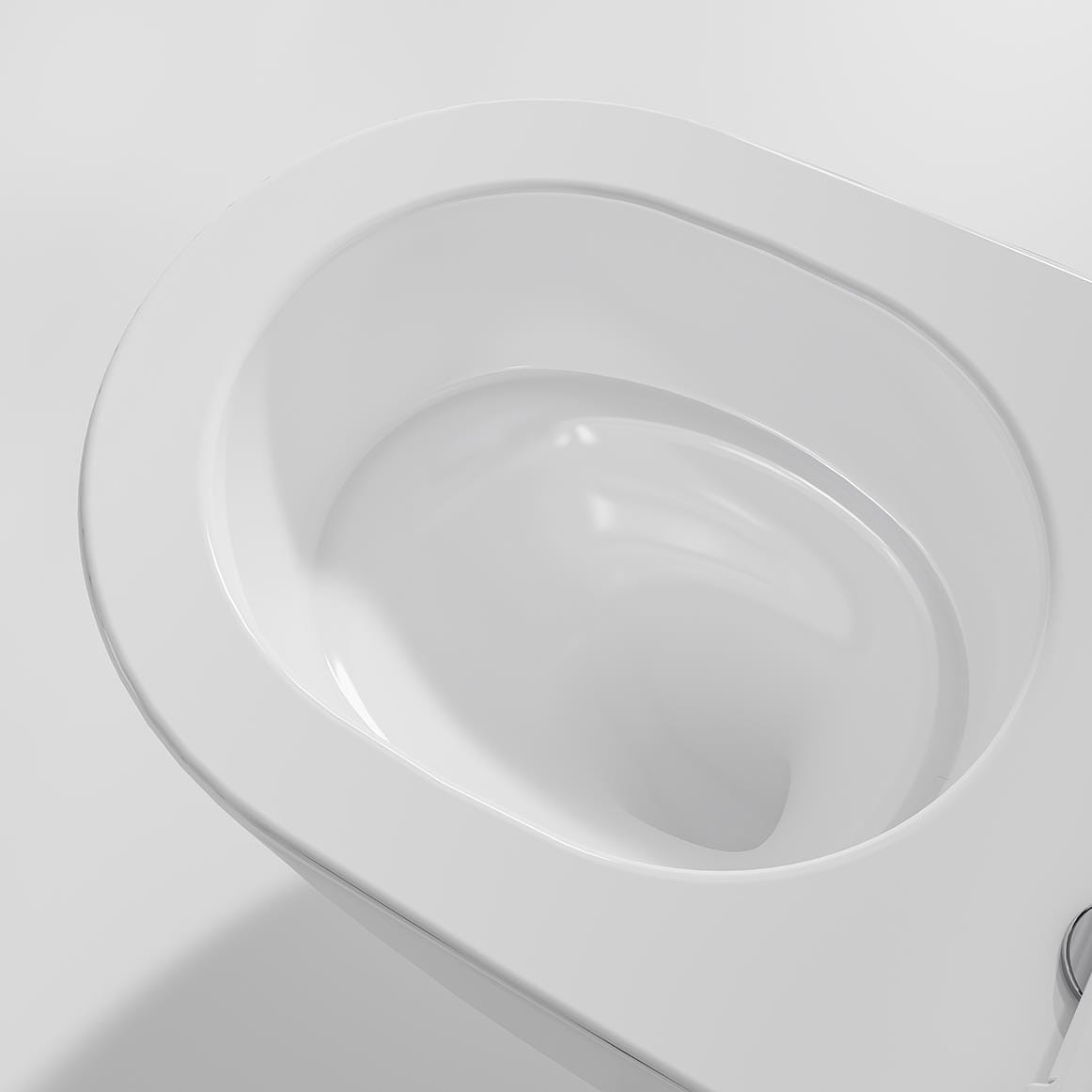 Imex Close Coupled Toilet Imex Luna Rimless UltraVortex Open Back Close Coupled Toilet with Soft Close Seat