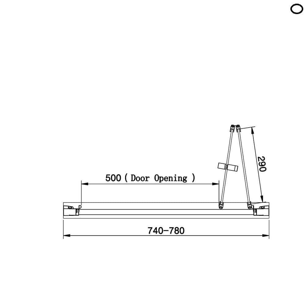 Eastbrook Bi-Fold Shower Door Eastbrook Vantage 2000 Bi-Fold Shower Door