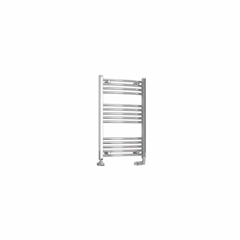 Eastbrook Wendover Curved Vertical Heated Towel Rail in Chrome