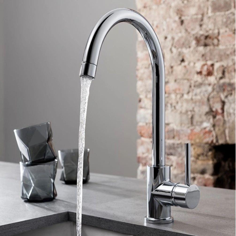 Crosswater Kitchen Tap Chrome Crosswater MPRO Side Lever Kitchen Tap