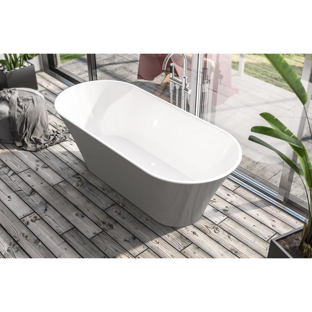 Eastbrook Modern Freestanding Bath Eastbrook Charlton Freestanding Bath - 1650 x 740mm