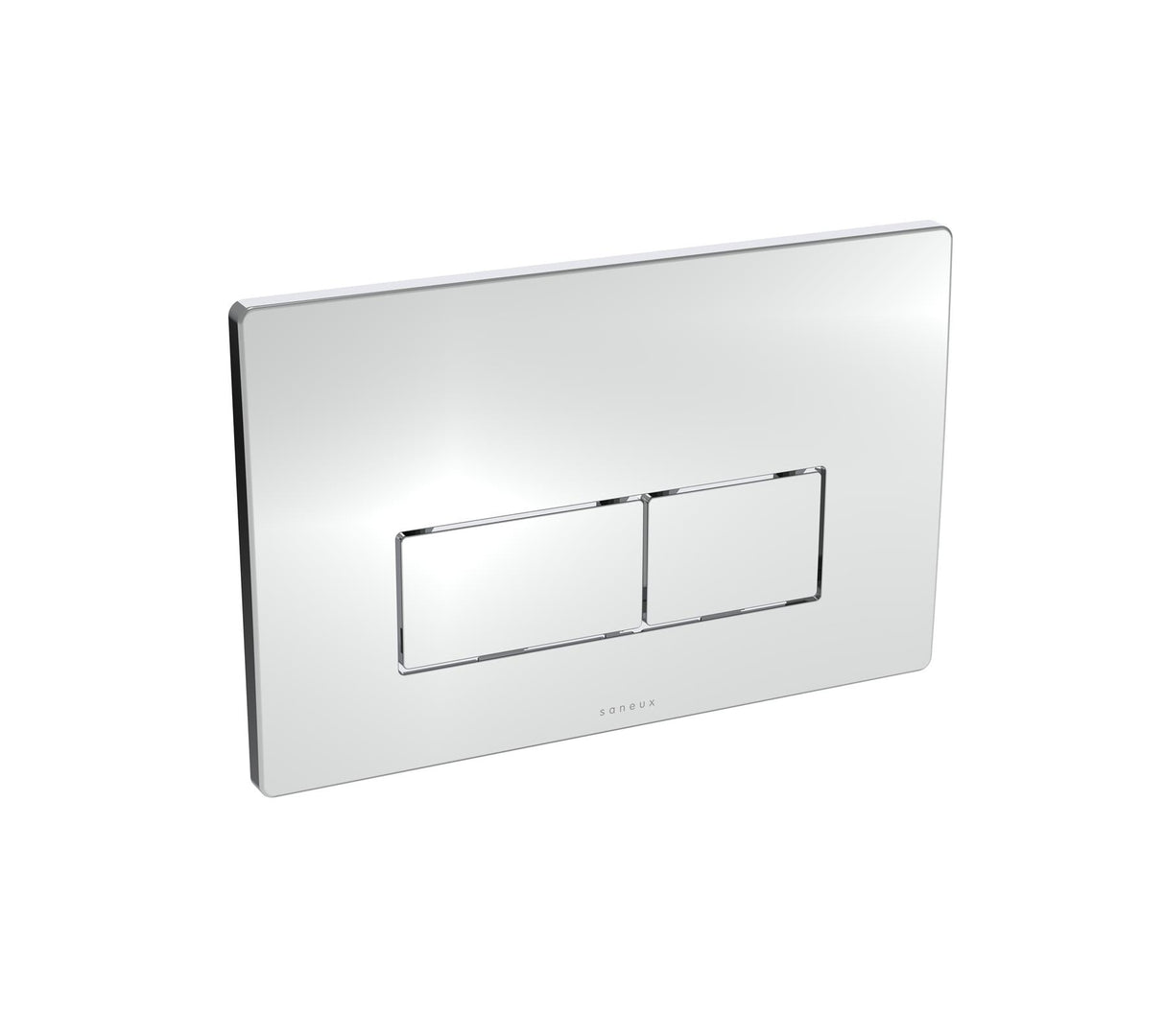 Saneux Flush Plate Chrome Saneux FLUSHE 2.0 Square Flush Plate