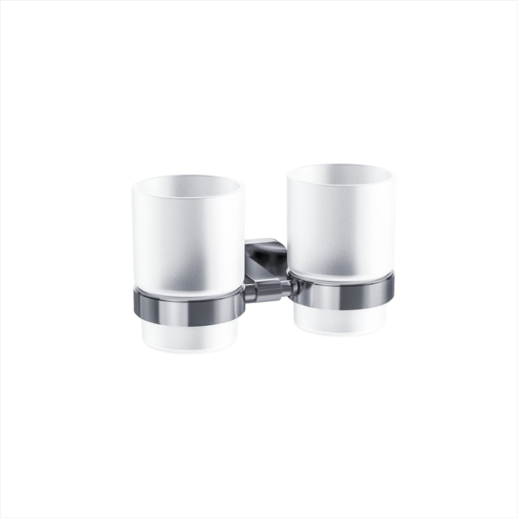 Eastbrook Toothbrush Holder Chrome Eastbrook Asti Double Tumbler and Holder