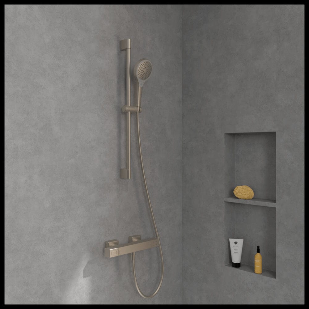 Villeroy & Boch Exposed Shower Valve Villeroy & Boch Universal Exposed Thermostatic Square Shower Valve