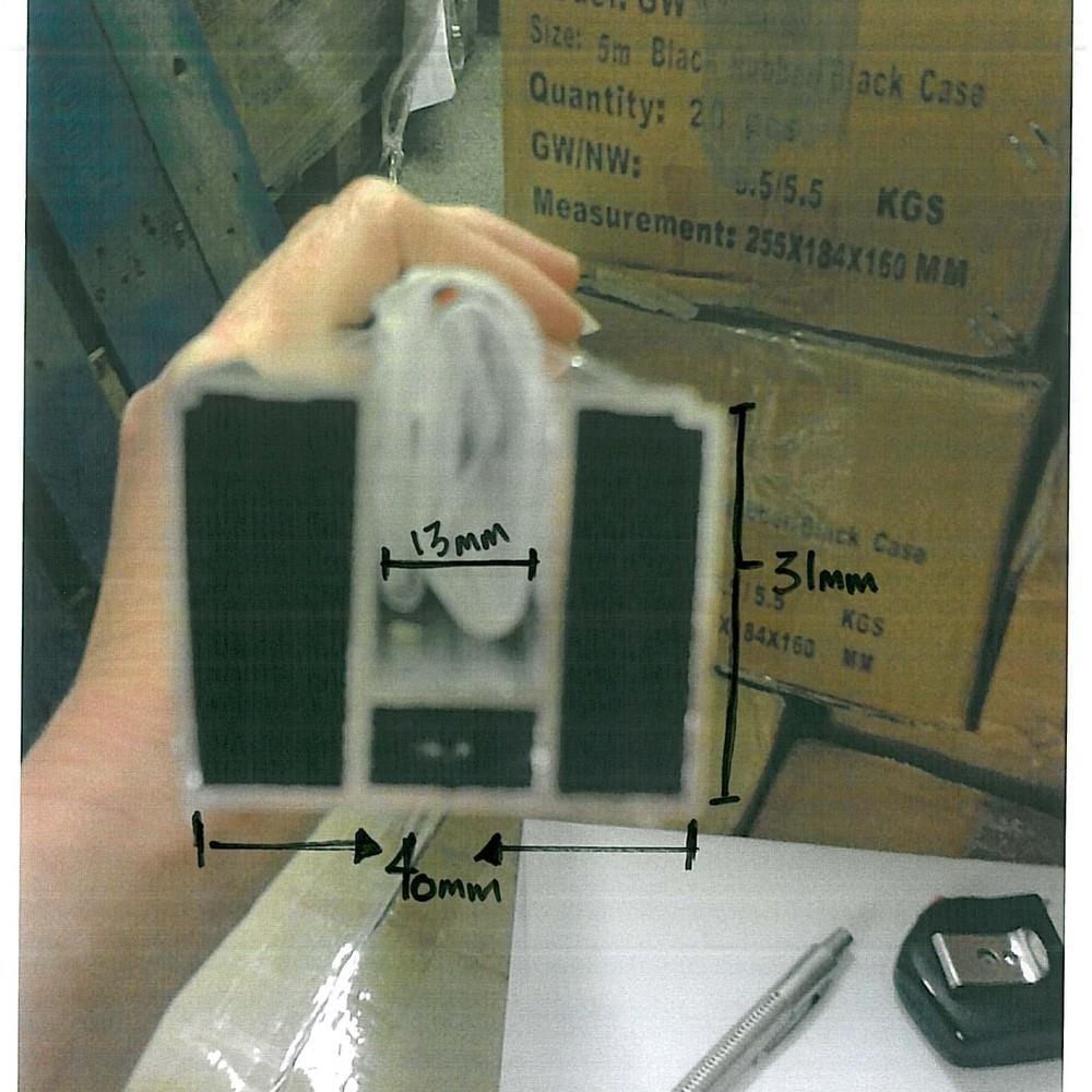 Eastbrook Eastbrook Volente 31mm Extension Profile in Polished Chrome