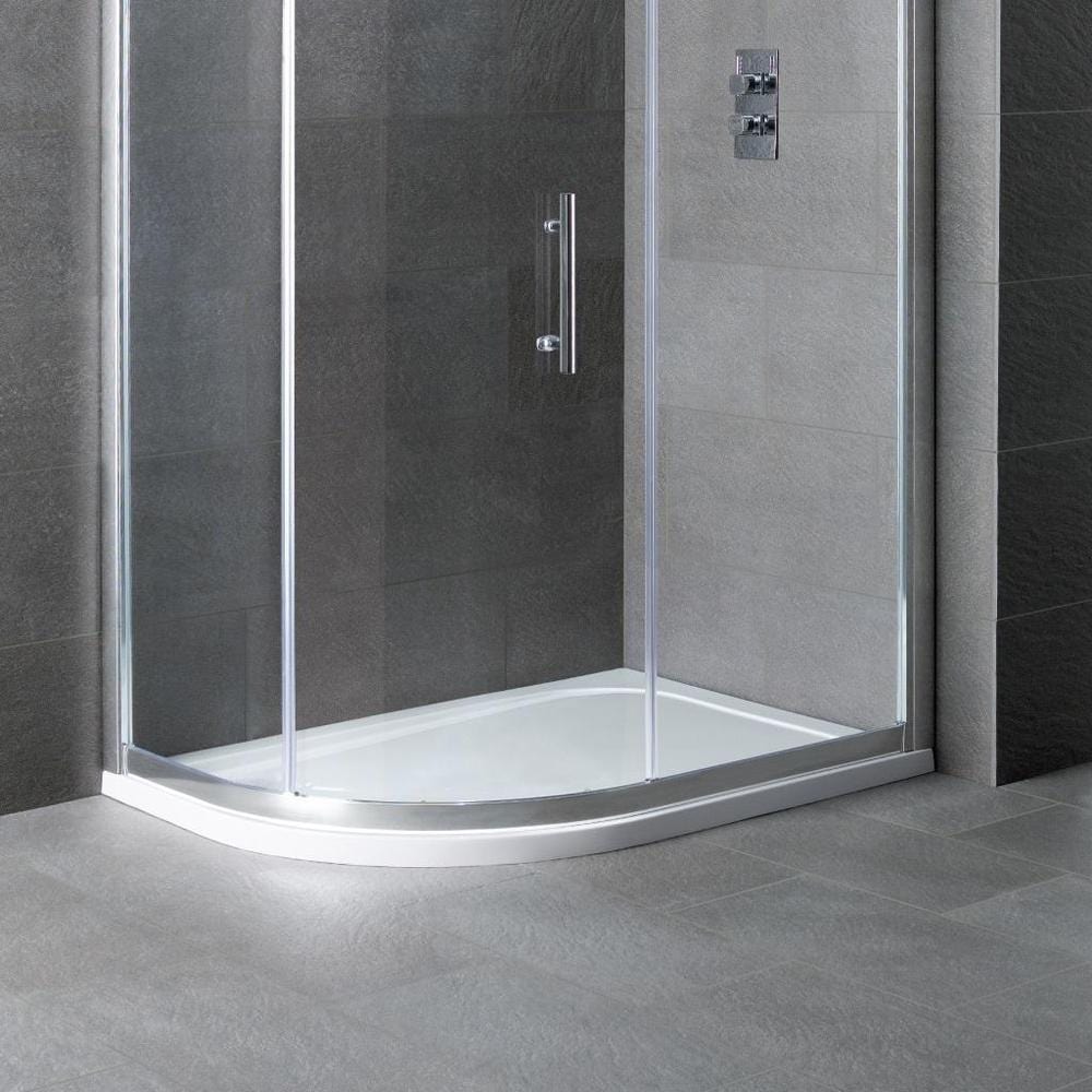 Eastbrook Quadrant Shower Tray Eastbrook Volente Stone Resin 40mm Offset Quadrant Shower Tray