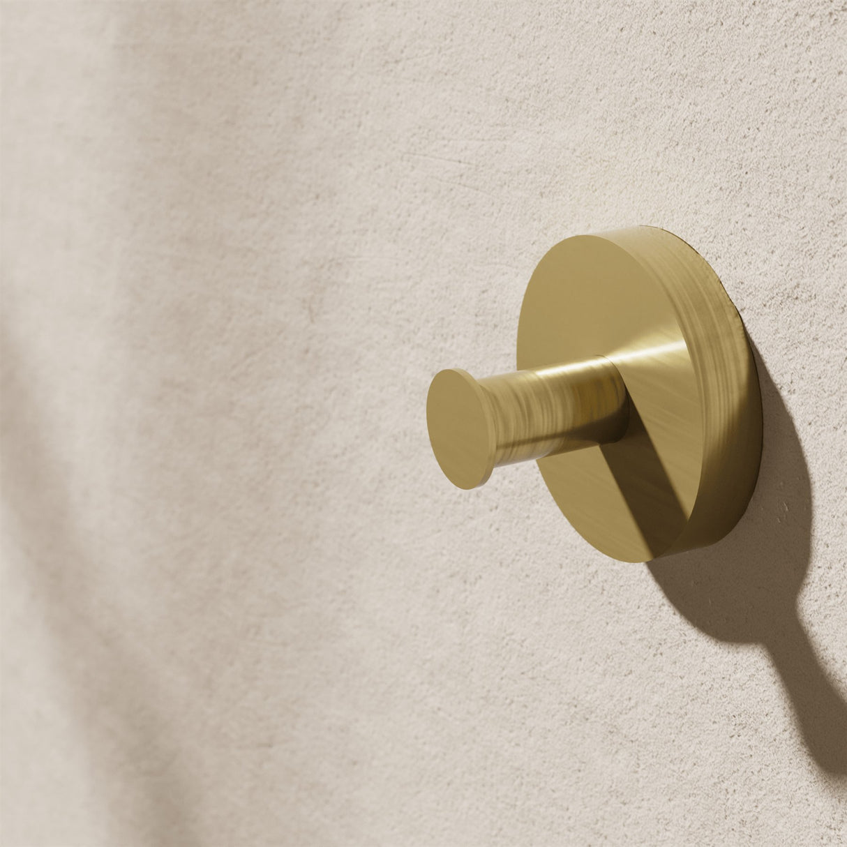 Crosswater Robe Hook Stainless Brushed Brass Effect Crosswater 3ONE6 Robe Hook