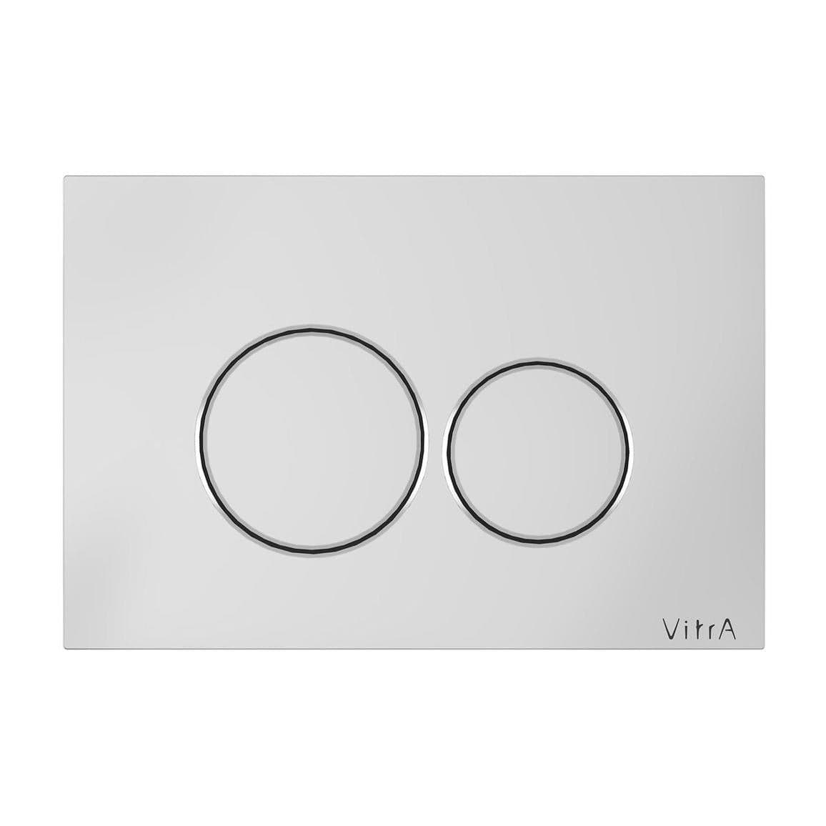 Vitra Flush Plate Chrome VitrA Origin ABS Mechanical Flush Plate