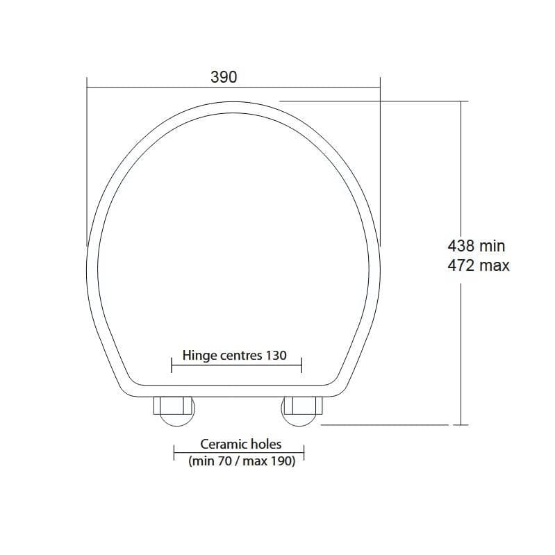 Imperial Toilet Seat Imperial Oval Solid Wood Toilet Seat in Natural Oak with Soft Close Hinges